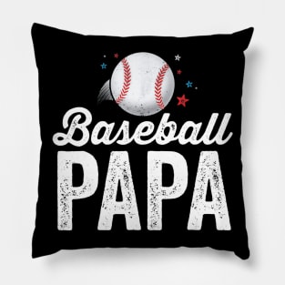 Baseball Papa Dad Father Grandpa Men Pillow