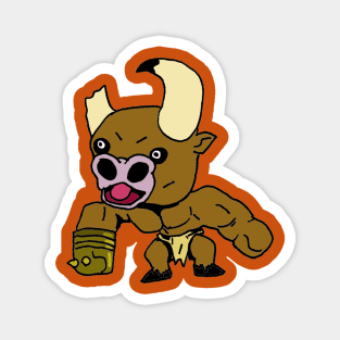 Mini Minotaur (mini Greek series 1) Magnet