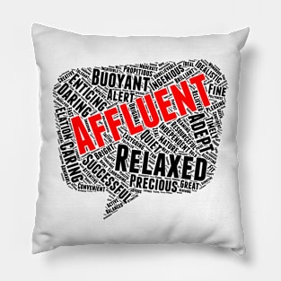 Positive Words, Positive Vibes, Quotes Pillow