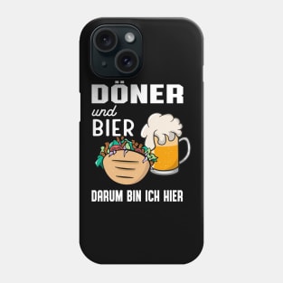 Döner Und Bier Lustiges Kebab Liebhaber Phone Case