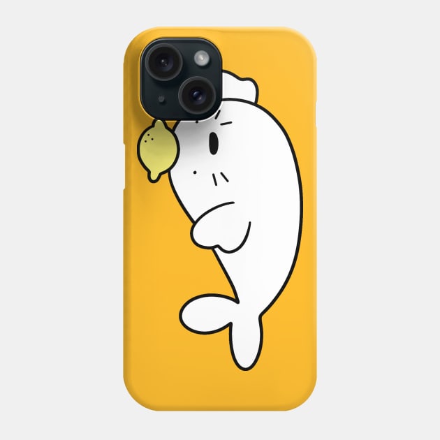 Lemon Baby Harp Seal Phone Case by saradaboru