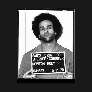 Huey Newton - MugShot T-Shirt