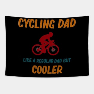 cycling daddy for dad Tapestry