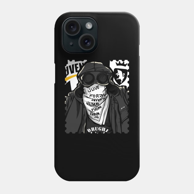 FORZA JUVENTUS Phone Case by lounesartdessin