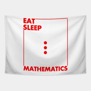 eat sleep mathematics Tapestry