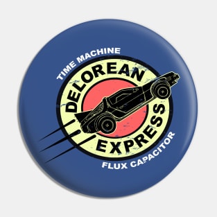 Delorean Express Pin