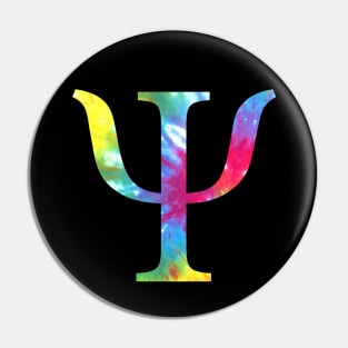 Tie Dye Psi Pin