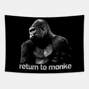 Return to Monke Gorilla Tapestry