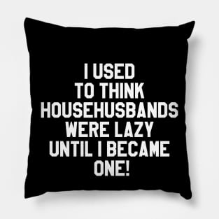 I used to think househusbands were lazy until I became one! Pillow