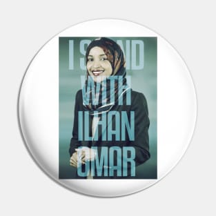 I Stand With Ilhan Omar Pin