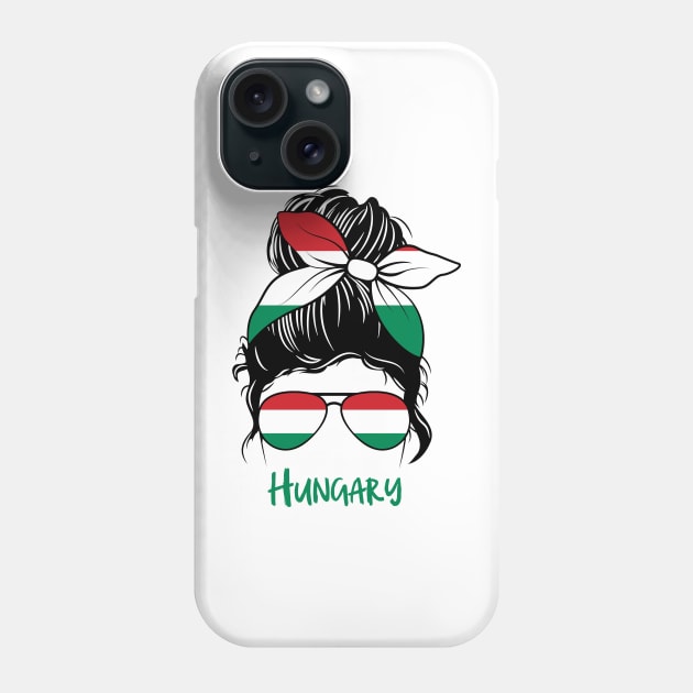 Hungary girl, Hungary Flag, Hungary gift heritage, Hungarian girlfriend Phone Case by JayD World