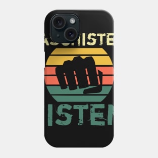 Faschisten Fisten Shirt Gegen Rassismus und Anti AFD Nazis Phone Case