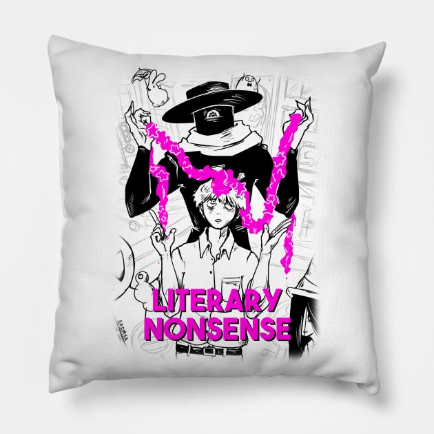 Literary nonsense Pillow by Aremia17