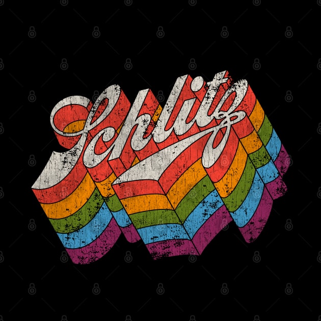 Schlitz Beer Distressed - Pride by Joyjoy