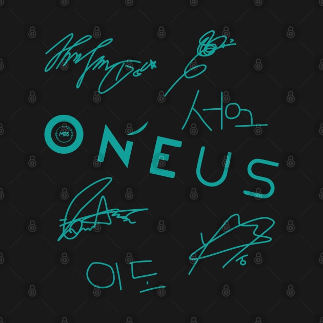 fanart signature of the oneus group by MBSdesing 