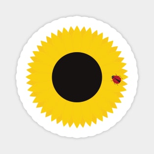 Sunflower and Ladybug Magnet