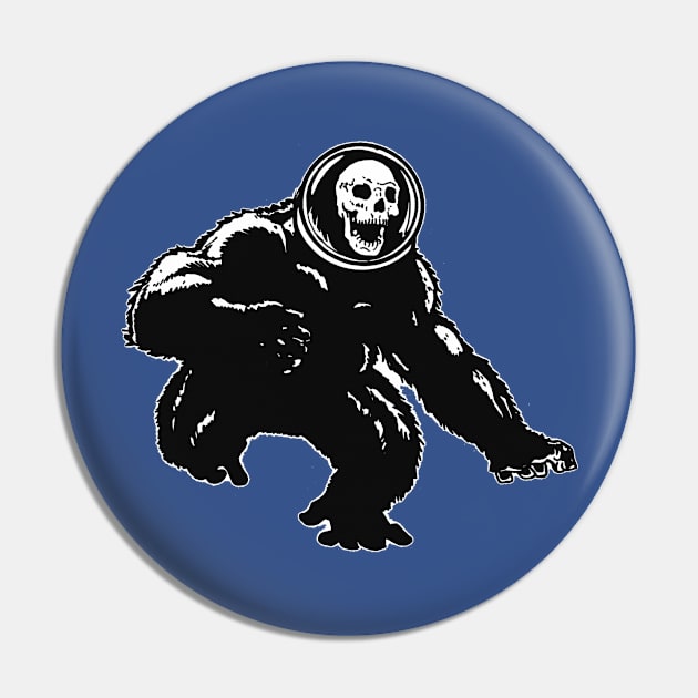 Robot Monster Attacks Pin by Hart Comic Art