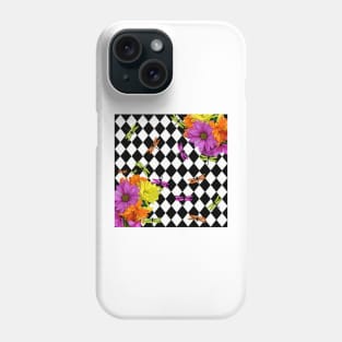 HARLEQUIN DAISY DRAGONFLIES DREAMS Phone Case