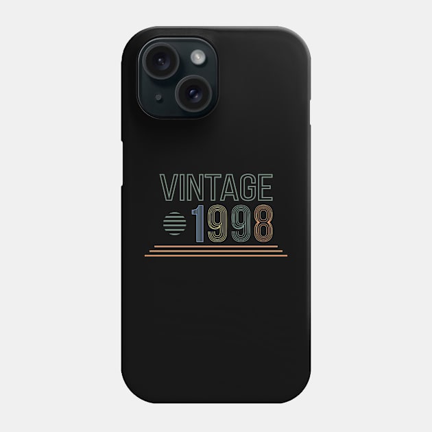 Vintage 1998 Original Design Phone Case by AnjPrint