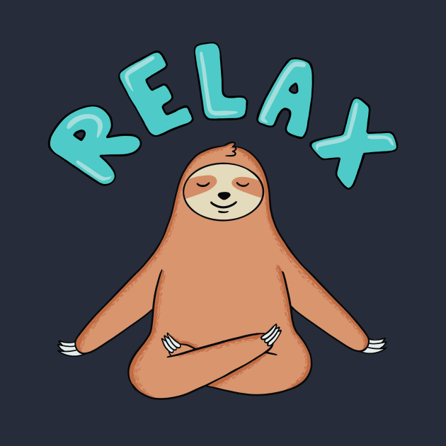 Sloth Relax Yoga by coffeeman