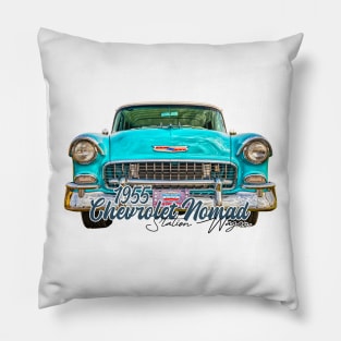 1955 Chevrolet Nomad Station Wagon Pillow