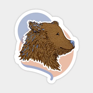 Cute Bear illustration Magnet
