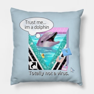 Totally not a virus Pillow