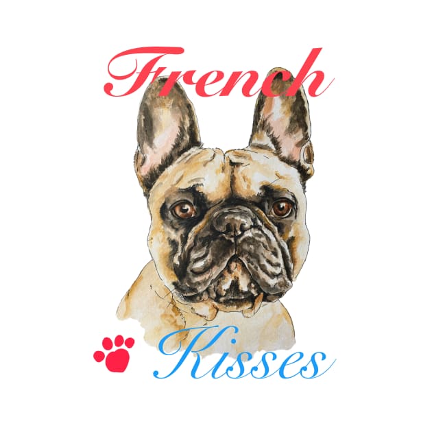 French Bulldog, French Kisses by archiesgirl