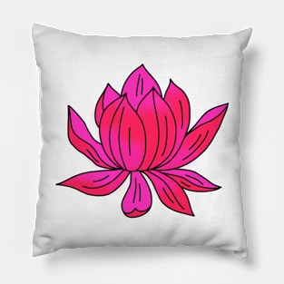 Flaming flower Pillow