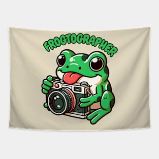 frog photographer Tapestry