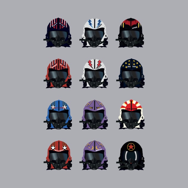 Top Gun helmets by Chevsy