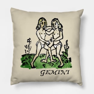 Gemini - Medieval Astrology: Pillow