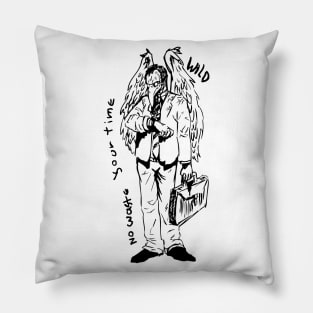 The Wingerman (Bird Man) or The Yuppie of Emptiness Pillow