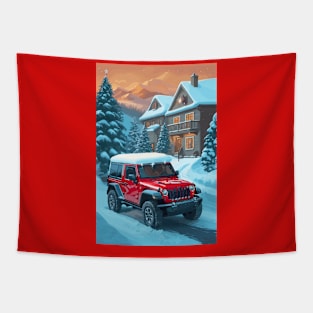 Christmas 4x4 poster Tapestry