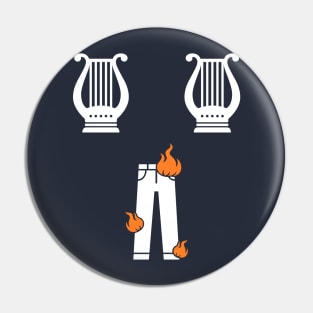 Lyre Lyre Pants On Fire Pin