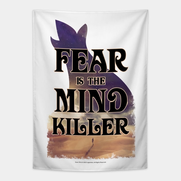 Fear Is The Mind Killer Sand Dunes Vintage Tapestry by Dream Artworks