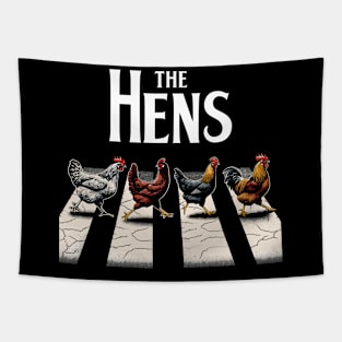 The Hens Retro Chicken Gifts Funny Chicken Tapestry