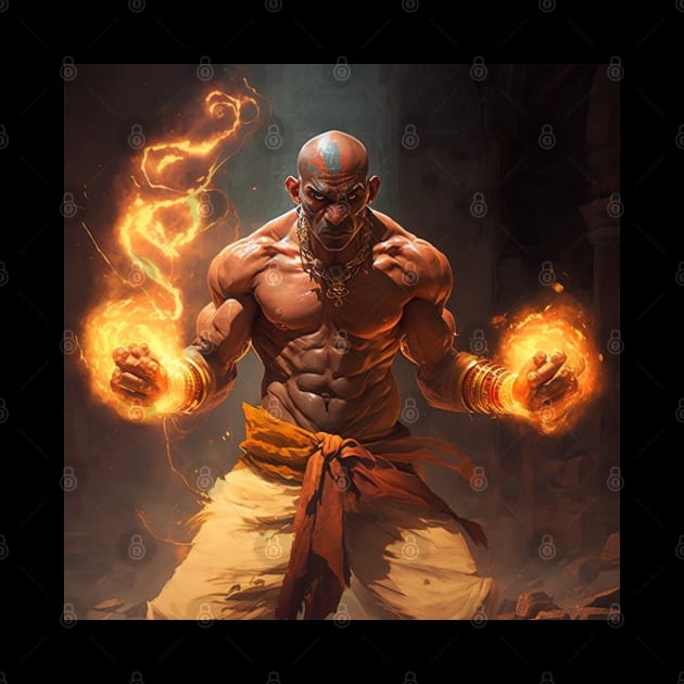 Dhalsim Street Fighter Original Artwork by Labidabop