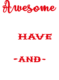 Awesome dads have tattoos and beards 2 clr Magnet