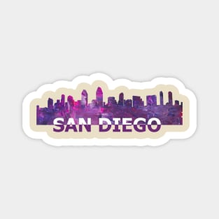 San Diego Skyline Magnet