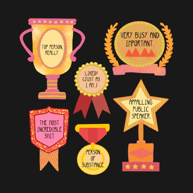 Bridget Jones inspirational trophies by rachaelthegreat