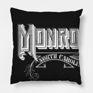 Vintage Monroe, NC Pillow