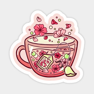 Sakura Tea Magnet