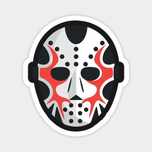 Hockey Goalie, Mask, Sports, Design, Artwork, Vector, Graphic Magnet