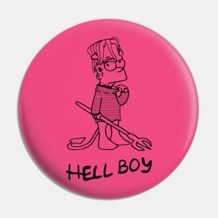 hell boy lil peep Pin