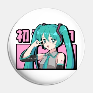 Retromiku Pin