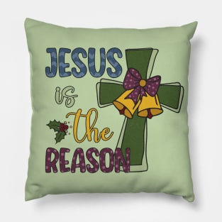 Jesus is The Reason Christmas Present Pillow