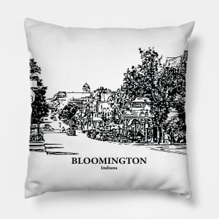 Bloomington - Indiana Pillow