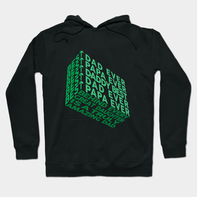 Best Dad Great Daughter 3d Papa Fathers Day Gift Rock Dad Da