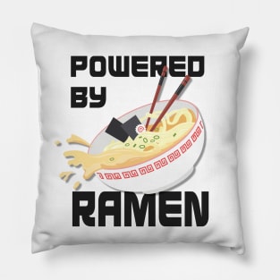 Powered by ramen Pillow